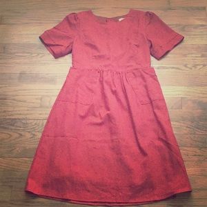 XS Roolee Bold Red Pocket Dress